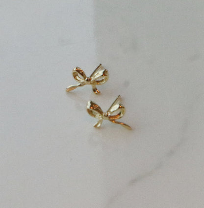 Daily Stainless Steel Earrings • Ribbon Earrings • Stud Earrings • Daily Wear • Small Studs • Valentine Gift • Gift for her • Simple Earring